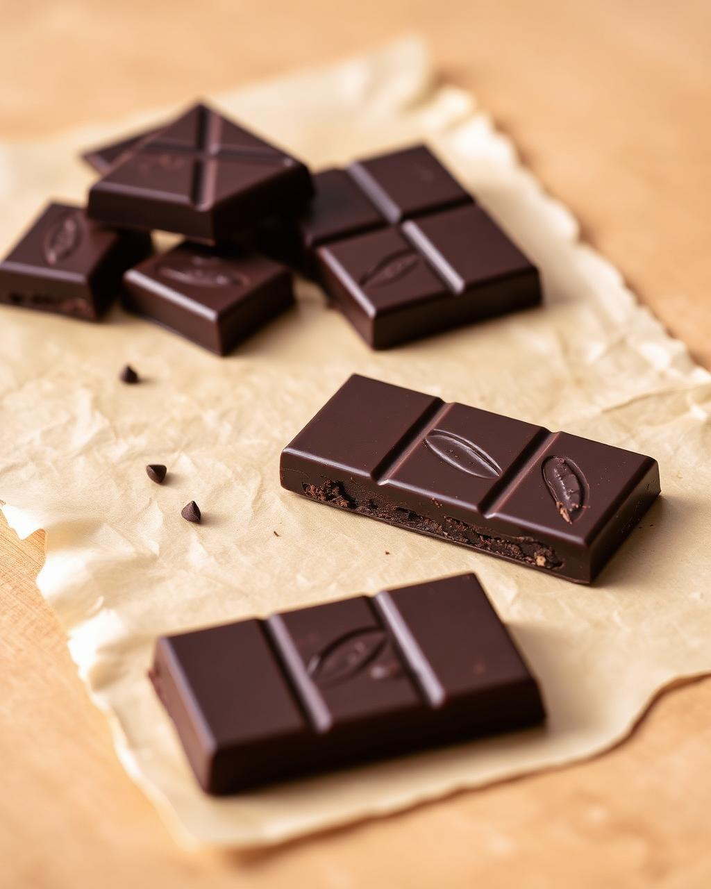Micro-dosed cannabis chocolate bar squares